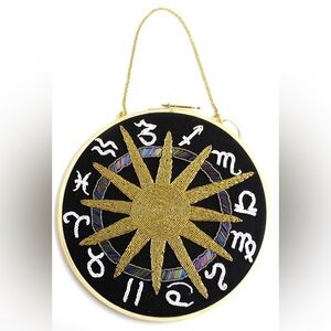 Black and Gold Zodiac Art Wall Decor